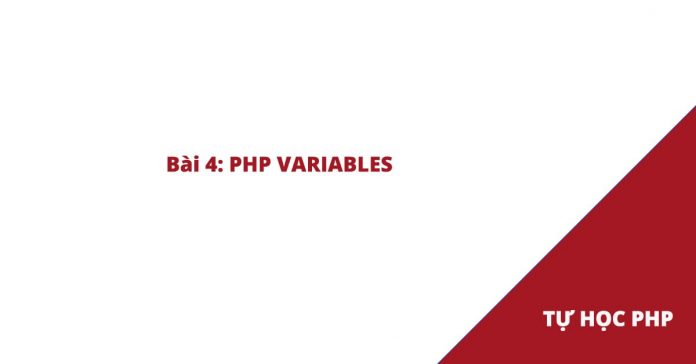 Biến trong PHP - PHP Variables